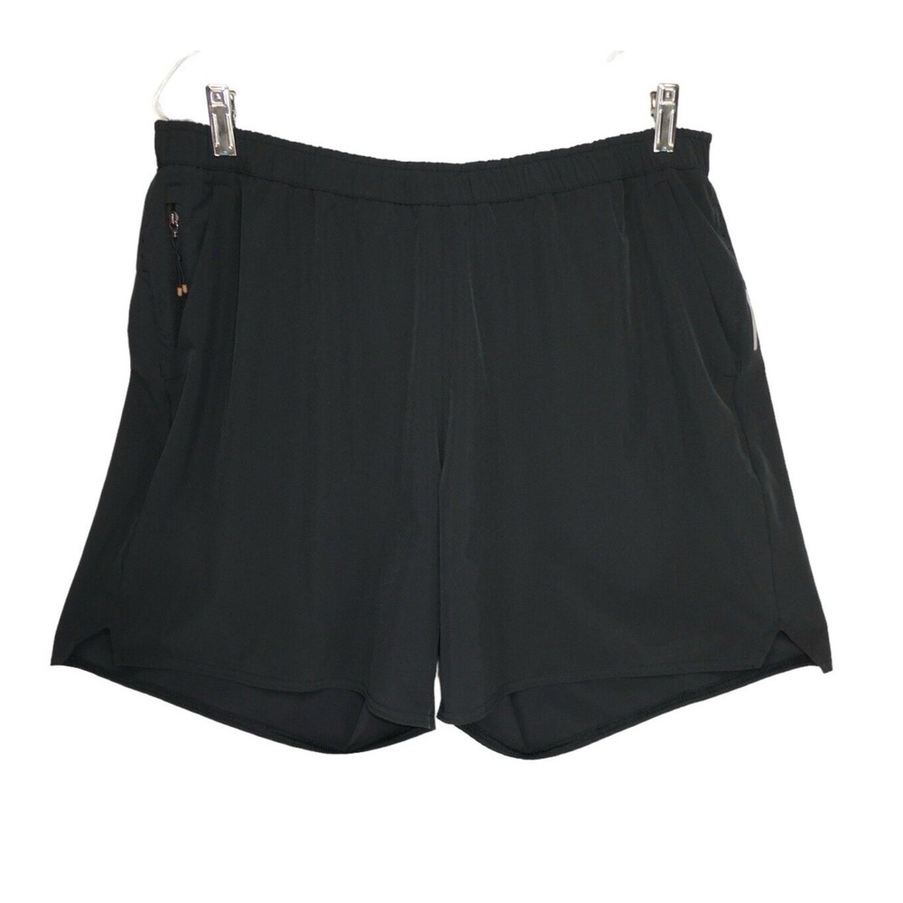 REI Shorts Mens Extra Large Outdoor Workout Lightweight Running Drawstring Black - Picture 1 of 14